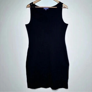Vivienne Tam Black Mesh Insert Sleeveless Dress Size 8